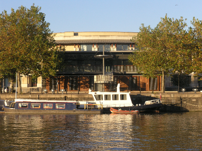 View from the riverside of The Pavilion, No1 Hannover Quay, Bristol